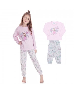 Pijama Infantil Moletinho Brilha No Escuro Condessa Dadomile