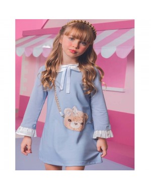 Vestido Infantil Menina Make Fun Em Fly Tech Gatinha Kukiê