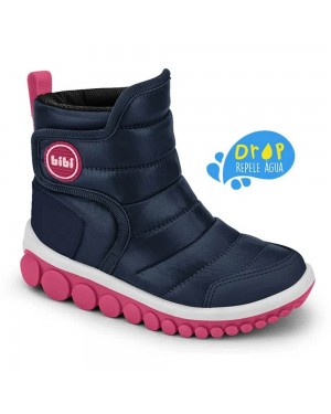 Bota Infantil Menina Bibi Urban Boots Com Pelo Rosa