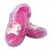 Babuche Infantil Menina WorldColors Clear Baby Transparente/Pink