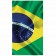 Toalha Praia Aveludada Transfer Bandeira Do Brasil Lepper