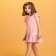 Vestido Infantil Menina Rosa Glitter Cotton Colorittá