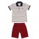 Conjunto Infantil Menino Camiseta Piquet e Shorts Color paraíso