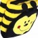 manta de microfibra baby jolitex abelhinha com capuz amarelo-MU501006AM