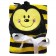 manta de microfibra baby jolitex abelhinha com capuz amarelo-MU501006AM