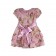 Vestido Infantil Menina Na Cor Rosa Com Estampa Floral